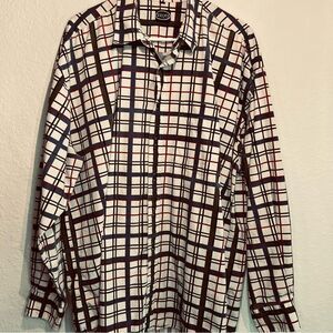 Vintage Izod, long sleeve button-down shirt. XL